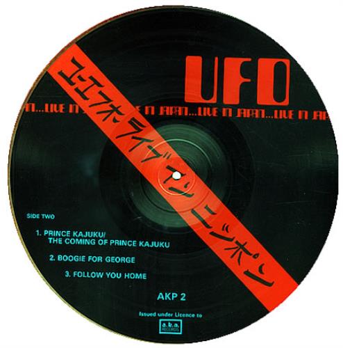 UFO Live In Japan US picture disc LP (vinyl picture disc